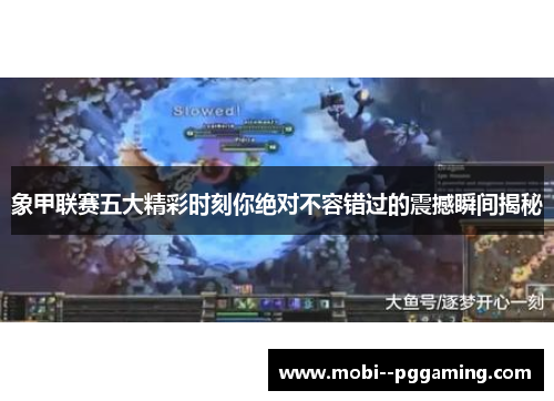 象甲联赛五大精彩时刻你绝对不容错过的震撼瞬间揭秘